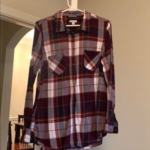 Flannel button up